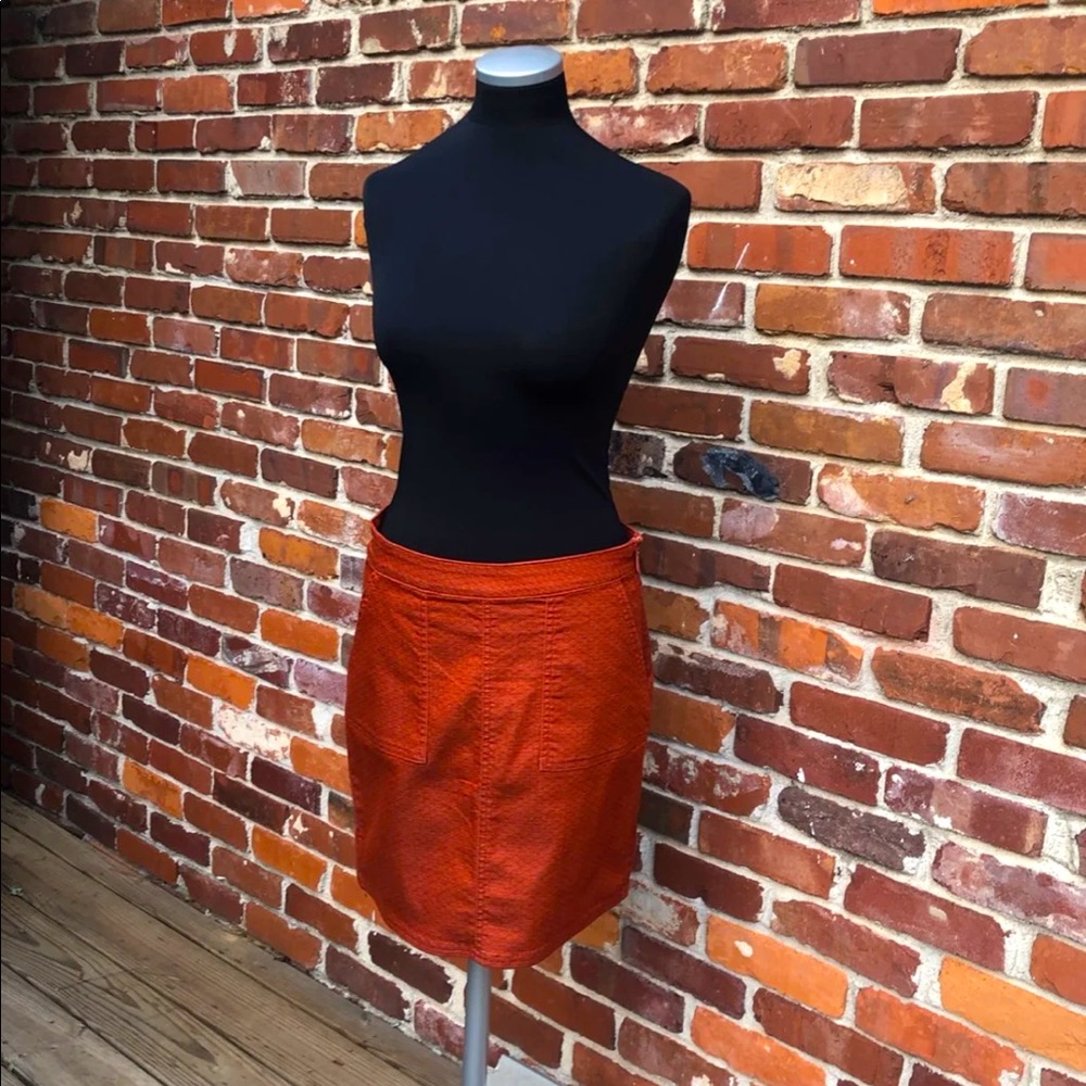 BNWT Prana Rusty Orange Skirt